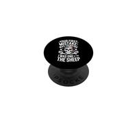 Gracioso Diciendo tu Primer Error Pensando Que era Oveja PopSockets PopGrip Adhesivo