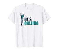 Gracioso Él está Jugando al Golf Camiseta