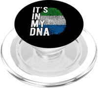 Gracioso está en mi ADN Sierra Leona bandera Huella digital PopSockets PopGrip para MagSafe