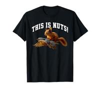 Gracioso Este Es Nueces Ardilla En Un Pájaro Surrealista Ardilla Juego de palabras Camiseta