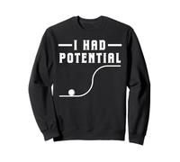 Gracioso Física Humor Ciencia Gráfico Profesor Yo Tenía Sudadera