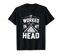 Gracioso Funcionó En Mi Cabeza Billar Diciendo Camiseta
