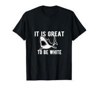 Gracioso Gran Tiburón Blanco Océano Depredador Vida Mar Naturaleza Camiseta