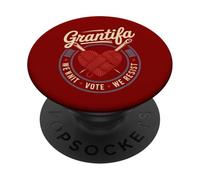 Gracioso Grantifa contra El Fascismo La Abuela No Kings PopSockets PopGrip Adhesivo