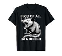 Gracioso Gritando Zarigüeya Soy Una Delicia Sarcástico Hombres Mujeres Camiseta