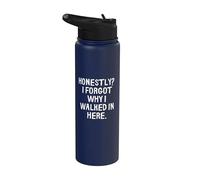 Gracioso Honestamente, olvidé por qué entré aquí Stainless Steel Insulated Water Bottle