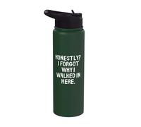 Gracioso Honestamente, olvidé por qué entré aquí Stainless Steel Insulated Water Bottle