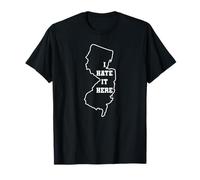 Gracioso I Hate It Here New Jersey NJ State Joke Camiseta