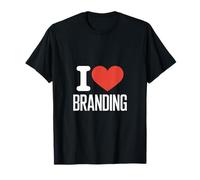 Gracioso I Love Branding Decir Marketing Humor Camiseta