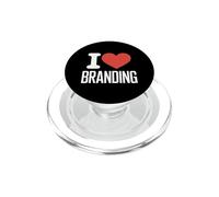 Gracioso I Love Branding Decir Marketing Humor PopSockets PopGrip para MagSafe