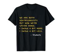 Gracioso Kung Pow Citas Ventrílocuos I Swing Bit Más Menos Camiseta