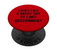 Gracioso Libertario Libertad Libertad Capitalismo Amante Político PopSockets PopGrip Adhesivo