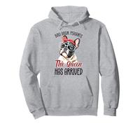 Gracioso Lindo Bulldog Bulldog Reina Meme Frenchie Dog Humor Sudadera con Capucha