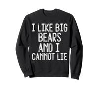 Gracioso Me Gustan los Osos Grandes y no Puedo mentir LGBTQ Gay Man Pride Sudadera