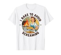 Gracioso meme retro con el que cocino para evitar gritar, al estilo de los años 50 Camiseta