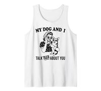 Gracioso mi Perro Corgi y yo Hablo de ti Camiseta sin Mangas
