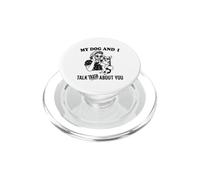 Gracioso mi Perro Corgi y yo Hablo de ti PopSockets PopGrip para MagSafe