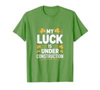 Gracioso Mi Suerte está en construcción Humor irlandés Camiseta