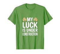 Gracioso Mi Suerte está en construcción Humor irlandés Camiseta