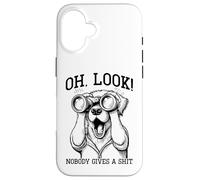 Gracioso, mira, a Nadie le Importa una Mierda, Hombres Carcasa para iPhone 16