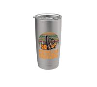 Gracioso montacargas certificado Everybody Calm Down I'm Forklift Vaso térmico de acero inoxidable de doble pared