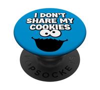 Gracioso No Comparto Mis Galletas Monstruo Pastel PopSockets PopGrip Adhesivo