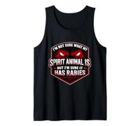 Gracioso No Estoy Seguro de lo Que es mi Animal Espiritual, Pero Tiene Rabia Camiseta sin Mangas