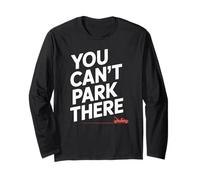 Gracioso No Puedes Estacionar Allí Camión Remolque Coche Humor Dicho Manga Larga