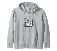 Gracioso No Sigas Mis Pasos Me Corro En Las Paredes Humorístico Sudadera con Capucha