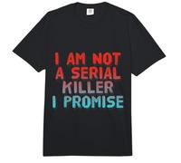 Gracioso No Soy un Asesino en Serie Sarcástico Humor Oscuro Citas Comfort Colors Adult Heavyweight T-Shirt