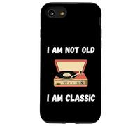 Gracioso No soy viejo Soy clásico tocadiscos de vinilo Carcasa para iPhone SE (2020) / 7 / 8