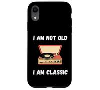 Gracioso No soy viejo Soy clásico tocadiscos de vinilo Carcasa para iPhone XR