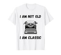 Gracioso, no soy viejo, soy máquina de escribir clásica amante de la tecnología vintage Camiseta