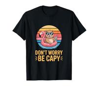 Gracioso No te Preocupes ser Capy Capybara Dicho Camiseta