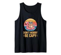 Gracioso No te Preocupes ser Capy Capybara Dicho Camiseta sin Mangas