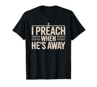 Gracioso Pastor Asociado Predicacion Domingo Iglesia Humor Camiseta