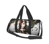 Gracioso Perro de montaña de Berna, Bolsa de Viaje de Gran Capacidad, Bolso Redondo, Bolsa de Viaje Deportiva, Bolsa de Mano, Bolsa de Fitness