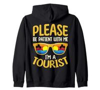 Gracioso, por favor, sé paciente conmigo, soy un viaje de vacaciones turísticas Sudadera con Capucha