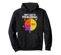 Gracioso Por qué perdí en Pickleball Humor deportivo Sudadera con Capucha