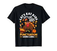 Gracioso Profesor de gramática de Let's Eat Kids para Acción de Gracias Camiseta