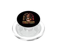 Gracioso Profesor de gramática de Let's Eat Kids para Acción de Gracias PopSockets PopGrip para MagSafe