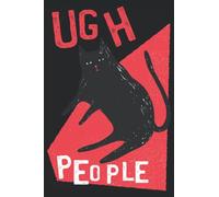 Gracioso que odio a la gente: el diario del cuaderno diario revestido aprox. Formato A5 - Bloc de notas para la escuela y el trabajo. Islas Cat, ... Espécal, Padre Gato: Cuaderno divertido A5