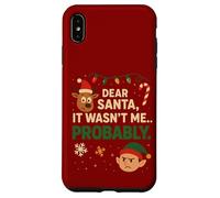 Gracioso Querido Papá Noel, Probablemente no FUI yo Navidad Carcasa para iPhone XS MAX