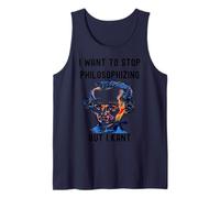 Gracioso Quiero Dejar de Filosofar Pero Kant Filosofía C Camiseta sin Mangas
