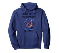 Gracioso Quiero Dejar de Filosofar Pero Kant Filosofía C Sudadera con Capucha