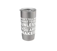 Gracioso Sadomasoquismo Fetiche Retorcido Maestro Perfecto Diversión Amantes Humor Vaso térmico de acero inoxidable de doble pared