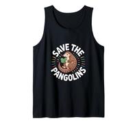 Gracioso Salvar a los Pangolines Diciendo Amante de la Vida Camiseta sin Mangas