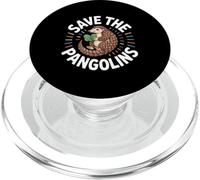 Gracioso Salvar a los Pangolines Diciendo Amante de la Vida PopSockets PopGrip para MagSafe