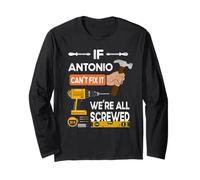 Gracioso Si Antonio no Puede arreglarlo, Todos Somos manitas jodido Manga Larga
