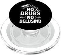 Gracioso Sin Drogas No Delusion Diciendo Sobriedad PopSockets PopGrip para MagSafe